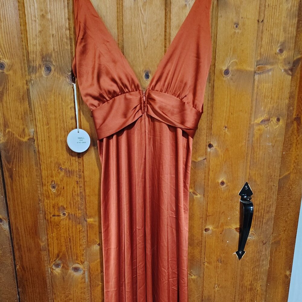 Luxxel Bridesmaid Dress S Rust